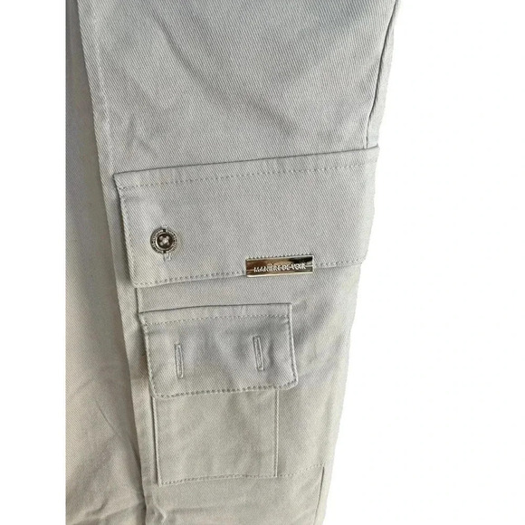 MANIERE DE VOiR Women Belted Zipper Pocket Cargo Pant Size 6 - Picture 2 of 9